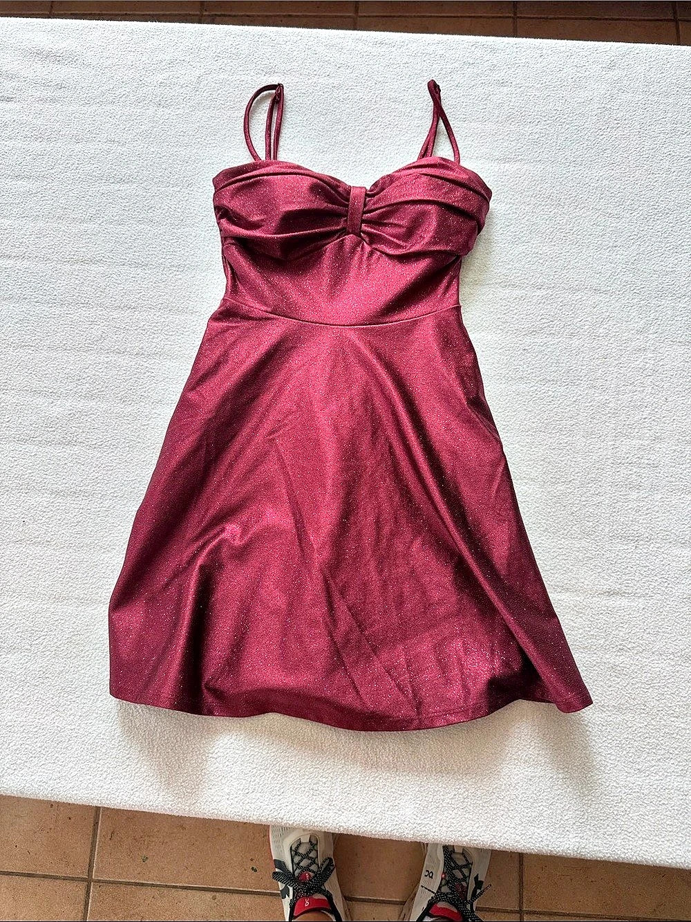 Burgundy Mini Dress Like New